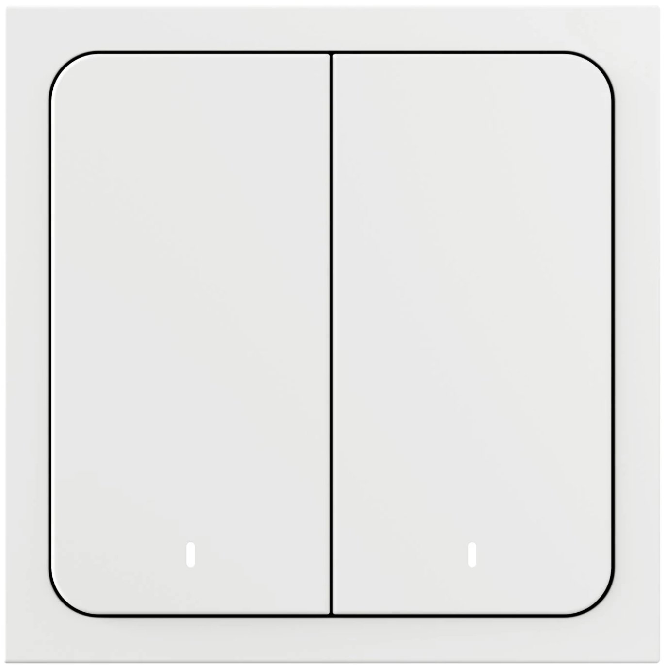 Умный выключатель Яндекс Zigbee 2 клавиши YNDX-00532